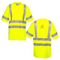 Snag-Resistant Reflective Short Sleeve T-Shirt