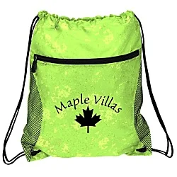 Mesh Pocket Sportpack - Distressed Print