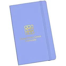 Moleskine Hard Cover Notebook - 8-1/4" x 5" - Ruled - Foil Stamp