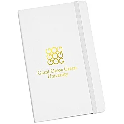Moleskine Hard Cover Notebook - 8-1/4" x 5" - Ruled - Foil Stamp