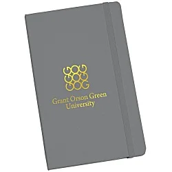 Moleskine Hard Cover Notebook - 8-1/4" x 5" - Ruled - Foil Stamp