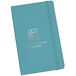 Moleskine Hard Cover Notebook - 8-1/4" x 5" - Ruled - Foil Stamp
