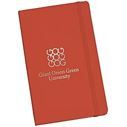 Moleskine Hard Cover Notebook - 8-1/4" x 5" - Ruled - Foil Stamp