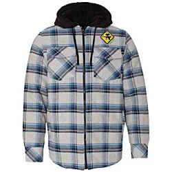 Burnside Quilted Flannel Full-Zip Hooded Jacket