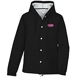 Independent Trading Co. Water Resistant Hooded Windbreaker