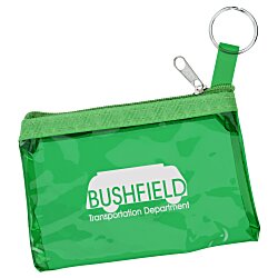 Key Ring Zippered Pouch - 24 hr