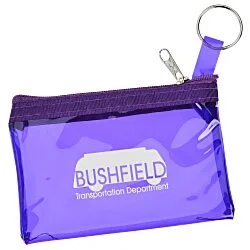 Key Ring Zippered Pouch - 24 hr