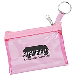 Key Ring Zippered Pouch - 24 hr