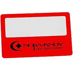 Credit Card Size Magnifier - 24 hr