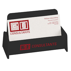 Desktop Business Card Holder - Opaque - 24 hr