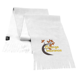 Polar Fleece Fringed Scarf