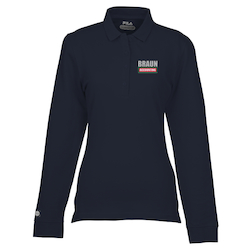 FILA Meridian Long Sleeve Polo - Ladies'