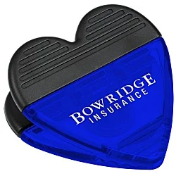Heart Power Clip - Translucent