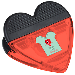Heart Power Clip - Translucent - Full Color