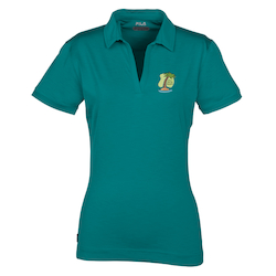 FILA Lisbon V-Neck Polo - Ladies'