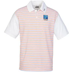 FILA Cannes Striped Polo - Men's