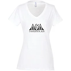 Team Favorite 4.5-oz V-Neck T-Shirt - Ladies' - Screen