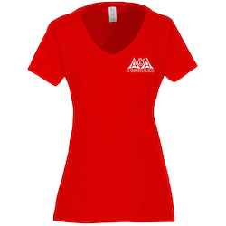 Team Favorite 4.5 oz. V-Neck T-Shirt - Ladies' - Screen
