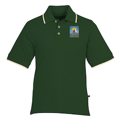 Tipped Combed Cotton Pique Polo - Men's