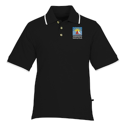 Tipped Combed Cotton Pique Polo - Men's