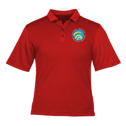 Quad Textured Performance Polo - Men's