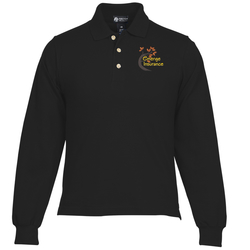 Classic Combed Cotton Pique Long Sleeve Polo