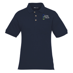 Classic Combed Cotton Pique Polo with Pocket