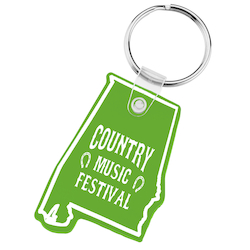 Alabama Soft Keychain - Translucent