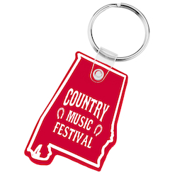 Alabama Soft Keychain - Translucent