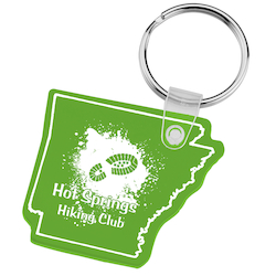 Arkansas Soft Keychain - Translucent