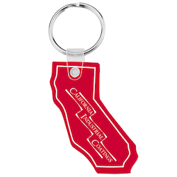 California Soft Keychain - Translucent