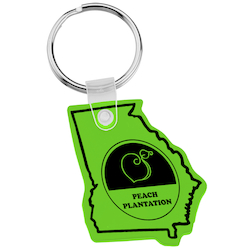 Georgia Soft Keychain - Translucent