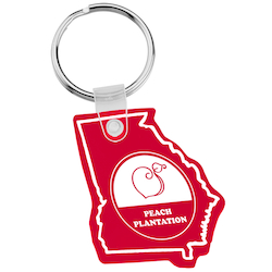 Georgia Soft Keychain - Translucent