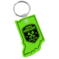 Indiana Soft Keychain - Translucent