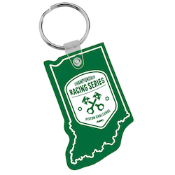 Indiana Soft Keychain - Translucent