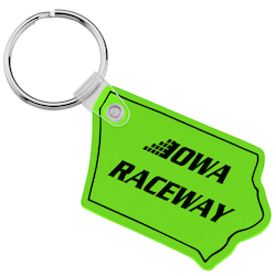 Iowa Soft Keychain - Translucent