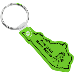Kentucky Soft Keychain - Translucent