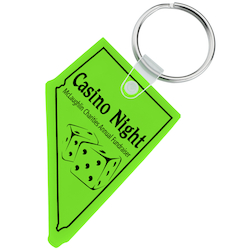 Nevada Soft Keychain - Translucent