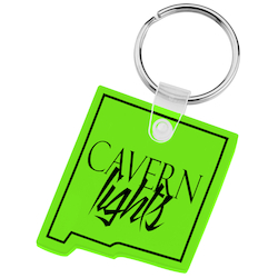 New Mexico Soft Keychain - Translucent