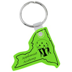 New York Soft Keychain - Translucent