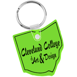 Ohio Soft Keychain - Translucent