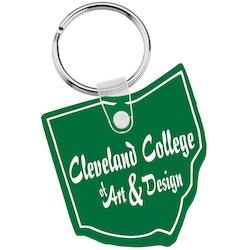 Ohio Soft Keychain - Translucent