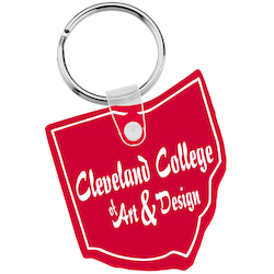 Ohio Soft Keychain - Translucent