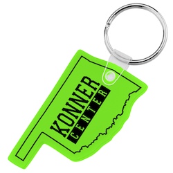 Oklahoma Soft Keychain - Translucent