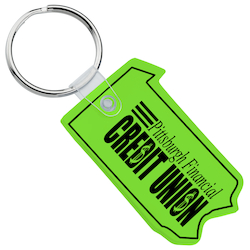 Pennsylvania Soft Keychain - Translucent