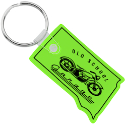 South Dakota Soft Keychain - Translucent
