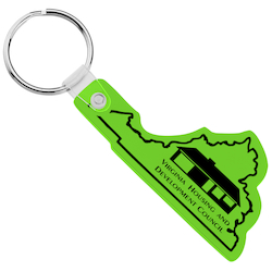 Virginia Soft Keychain - Translucent