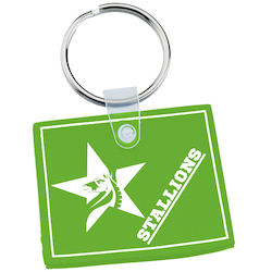Wyoming Soft Keychain - Translucent
