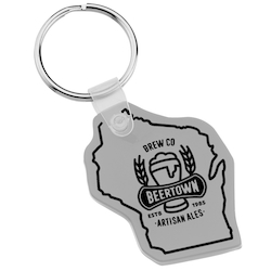 Wisconsin Soft Keychain - Opaque