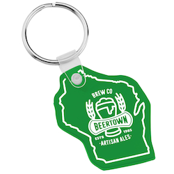 Wisconsin Soft Keychain - Opaque